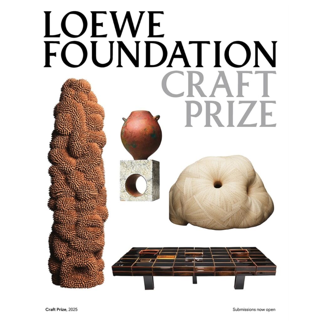 Application open for the 2025 LOEWE FOUNDATION Craft Prize